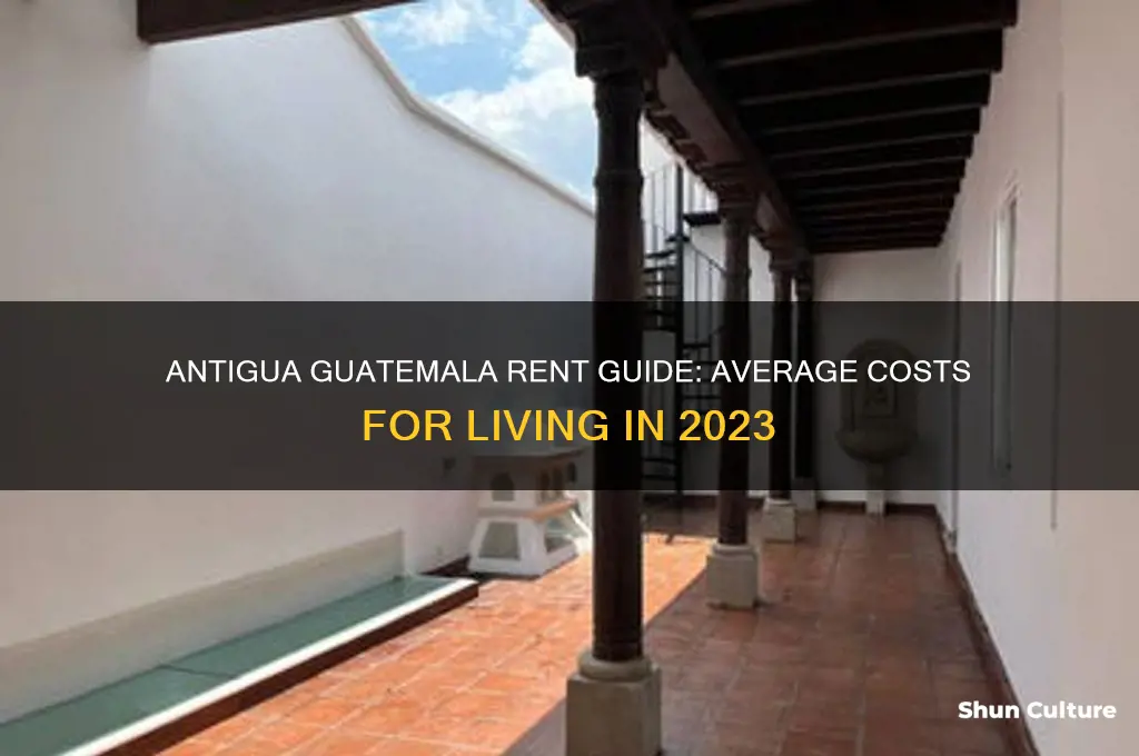 how much is rent in antigua guatemala