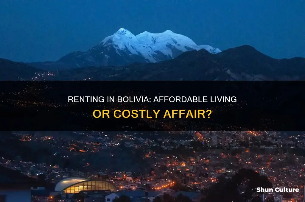 how much is rent in bolivia