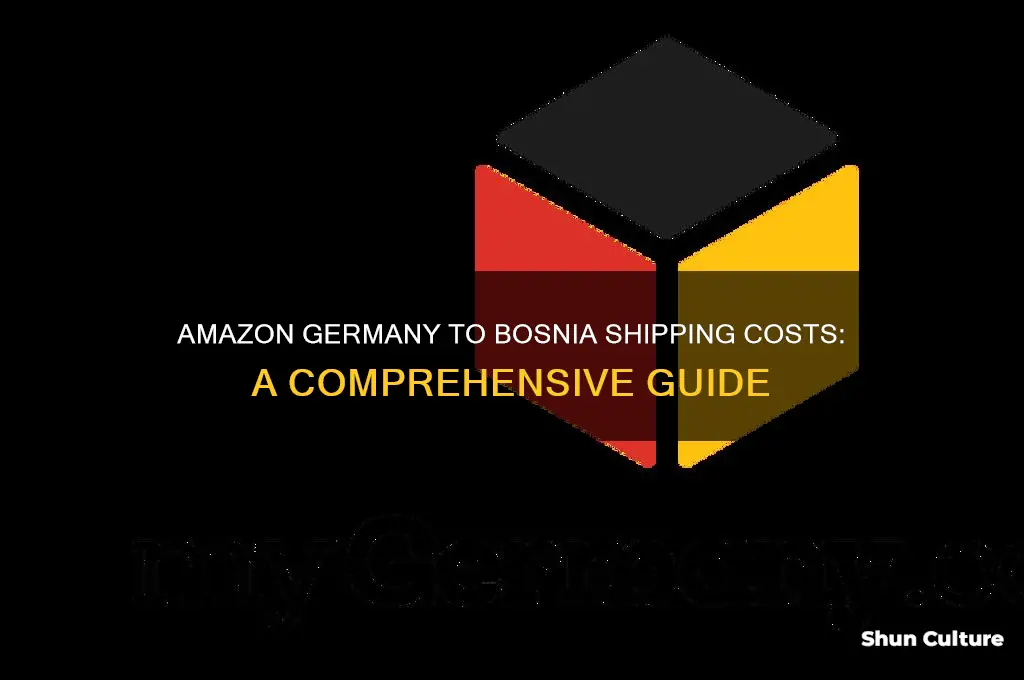 how much is shipping from amazon germany to bosnia