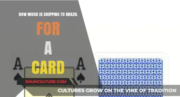 Shipping Costs to Brazil: Card Delivery Fees Explained