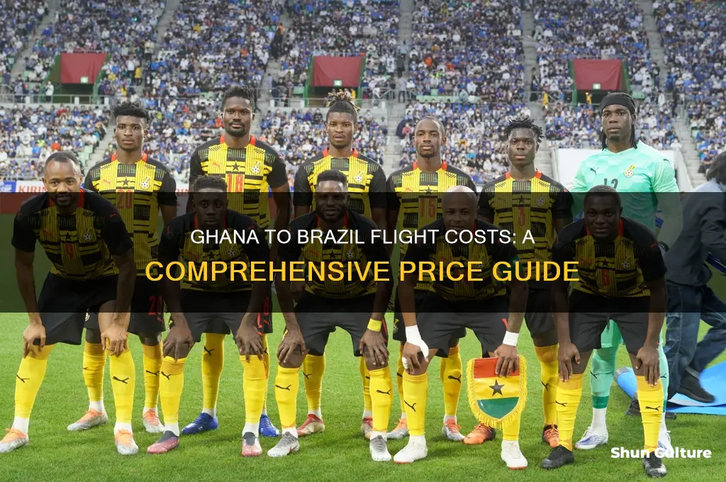how much is the plane ticket from ghana to brazil