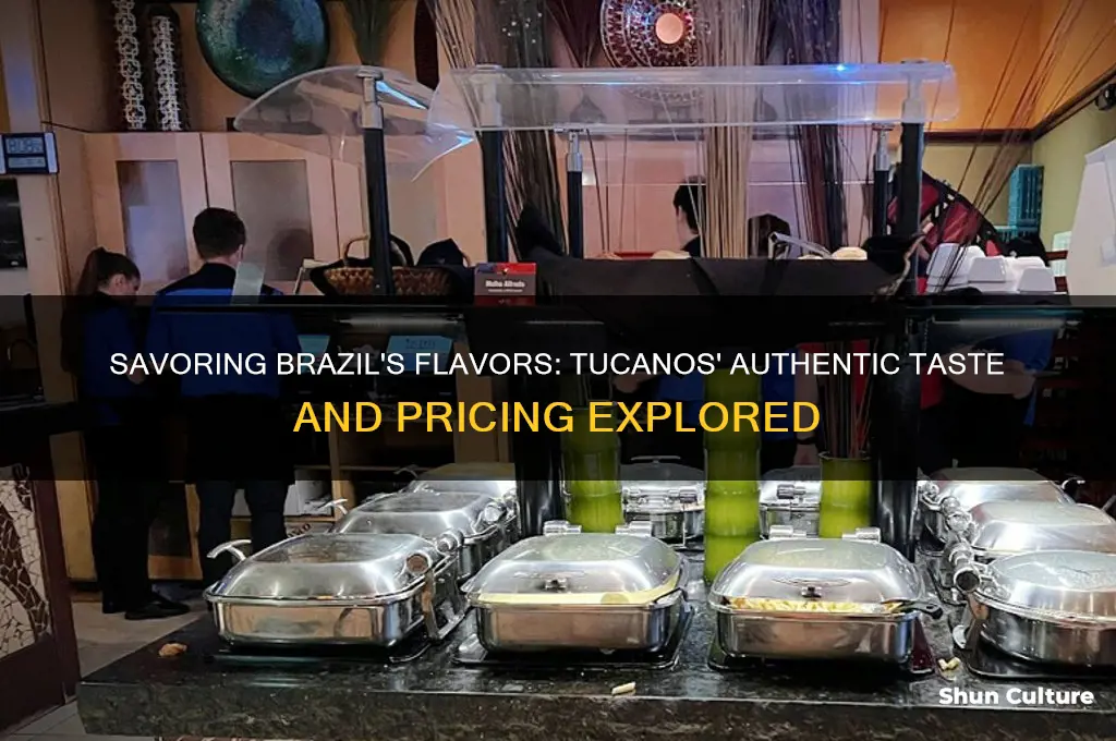how much is the taste of brazil from tucanos