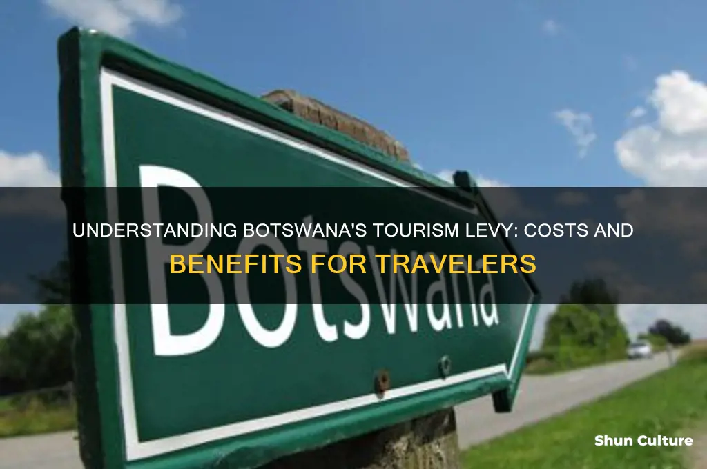 how much is the tourism levy botswana
