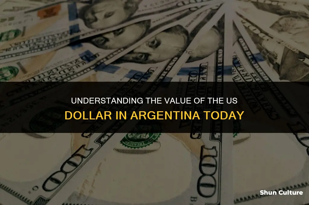 how much is the us dollar worth in argentina