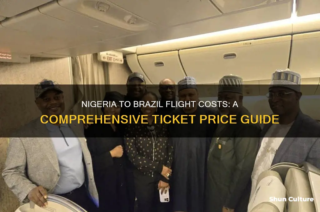 how much is ticket from nigeria to brazil
