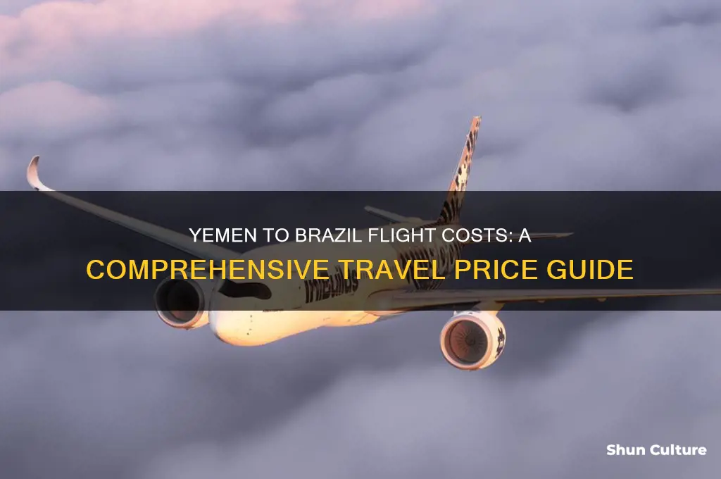 how much is ticket from yemen to brazil
