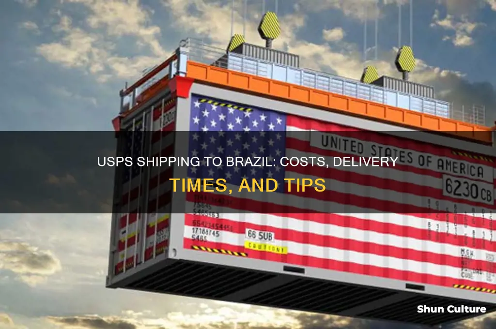 how much is usps shipping to brazil