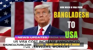 Visa Cost from Bangladesh to USA: A Comprehensive Guide