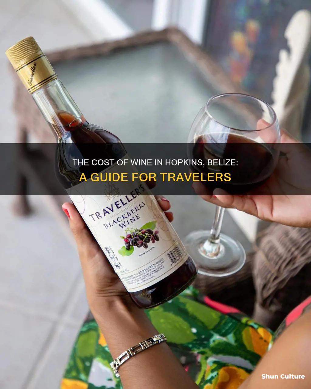 how much is wine in hopkins belize