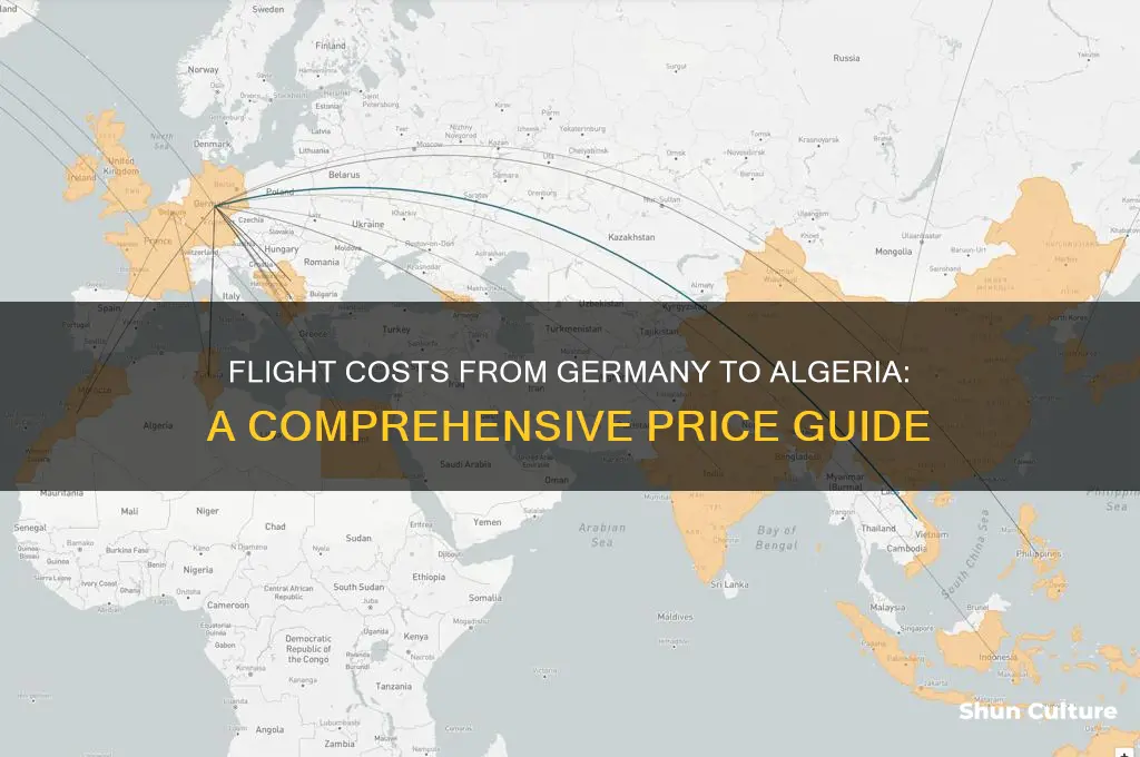how much isflight from germany to algeria