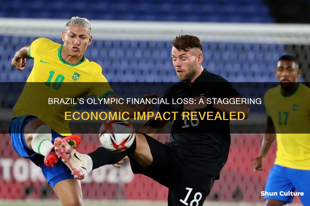 how much monet did brazil lost in the olympics