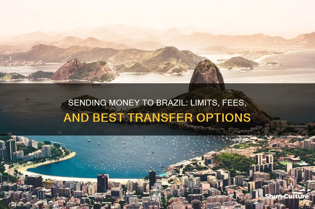 how much money can I send to brazil