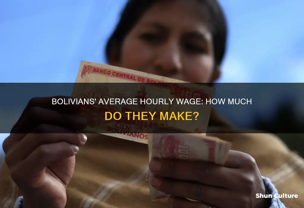 how much money do bolivian make an hour