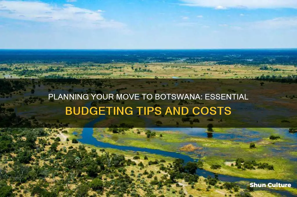 how much money do I need to move to botswana