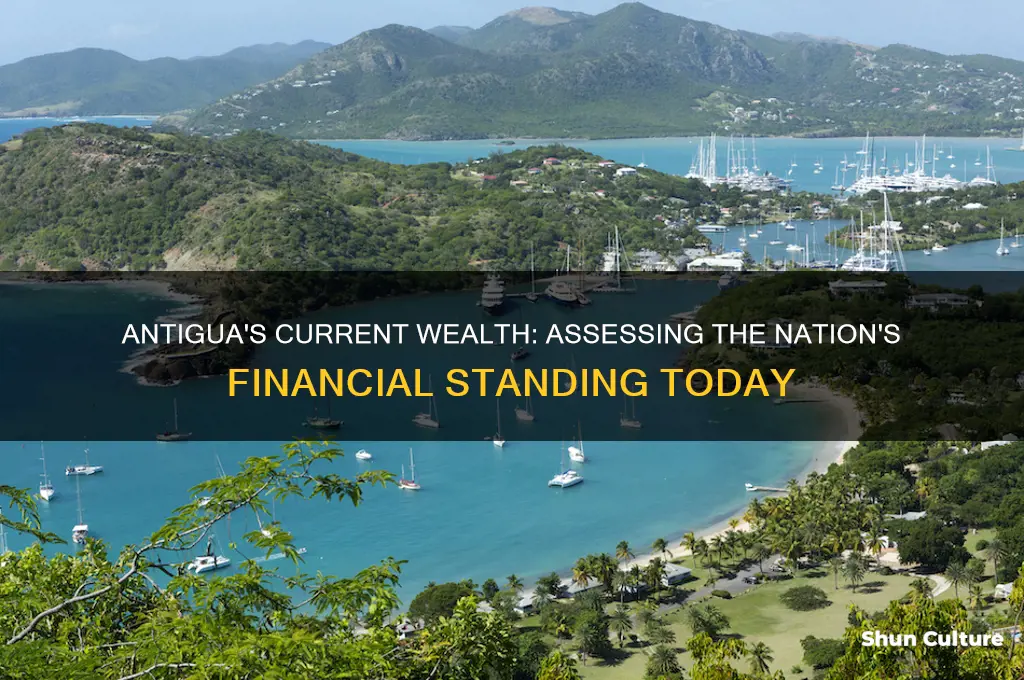 how much money does antigua have in general right now