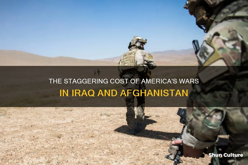 how much money speak on iraq afghanistan wars