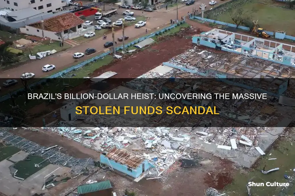 how much moneywas stolen form brazil