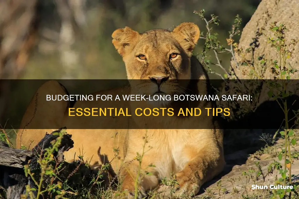 how much need for week safari botswana