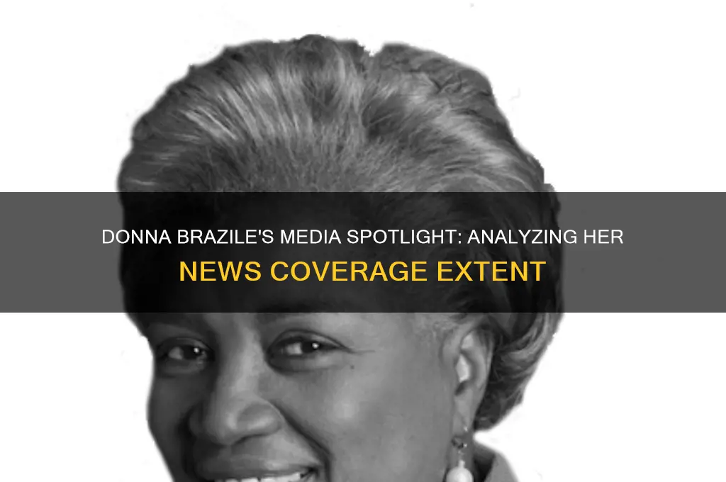 how much news coverage donna brazile