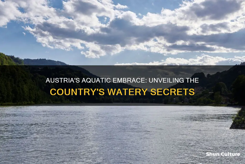 how much of austria is cover by water