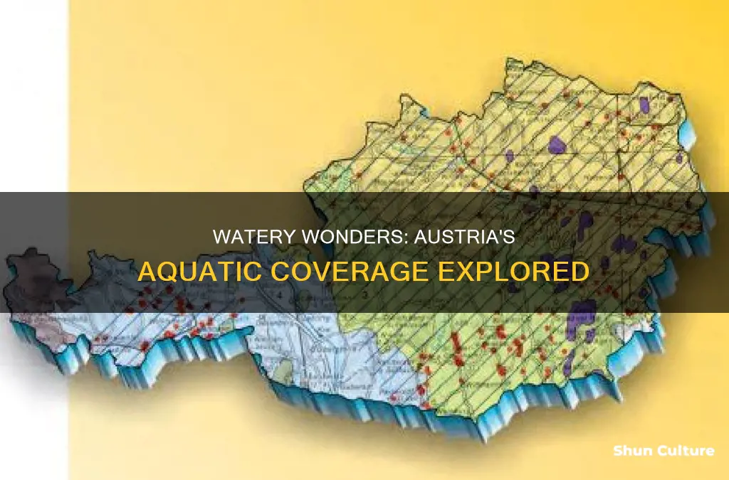 how much of austria is cover by water