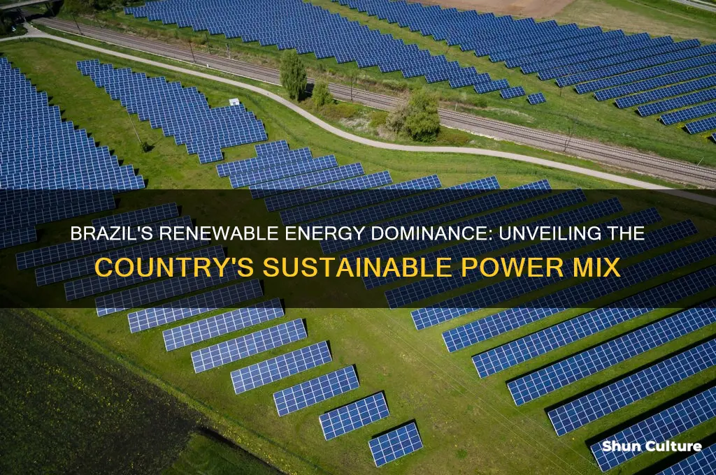 how much of brazil energy is renewable
