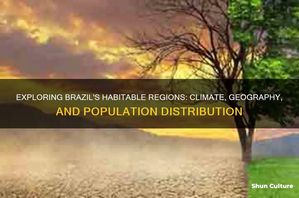 how much of brazil is habitable