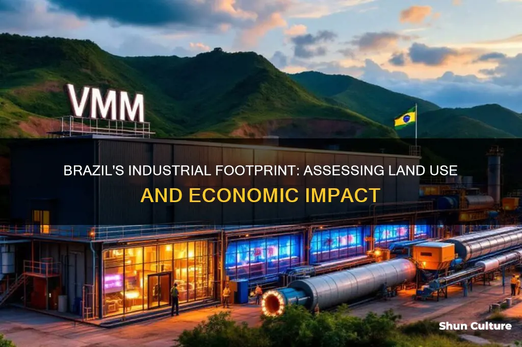 how much of brazil is used for industry