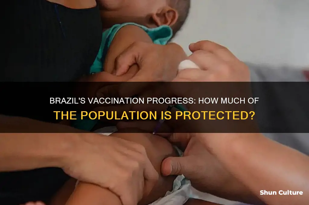 how much of brazil is vaccinated