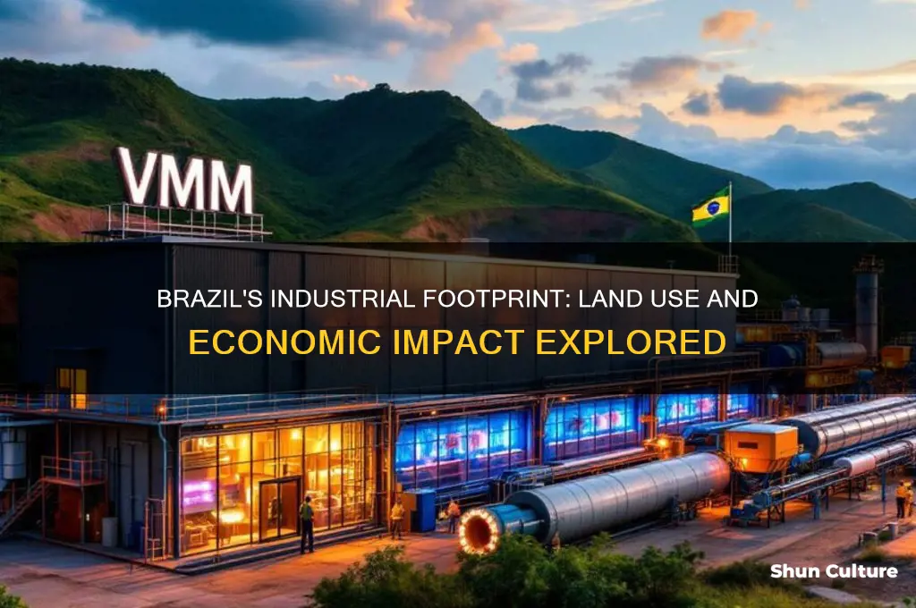 how much of brazils land used for industry