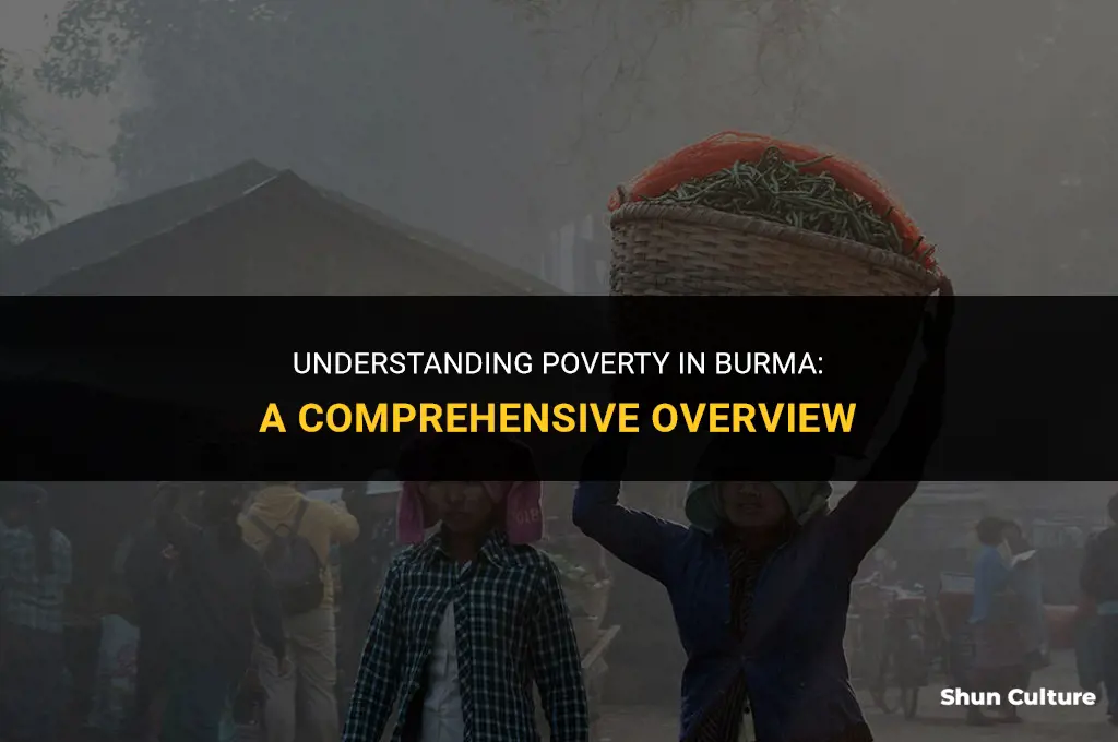 how much of burma ives in poverty