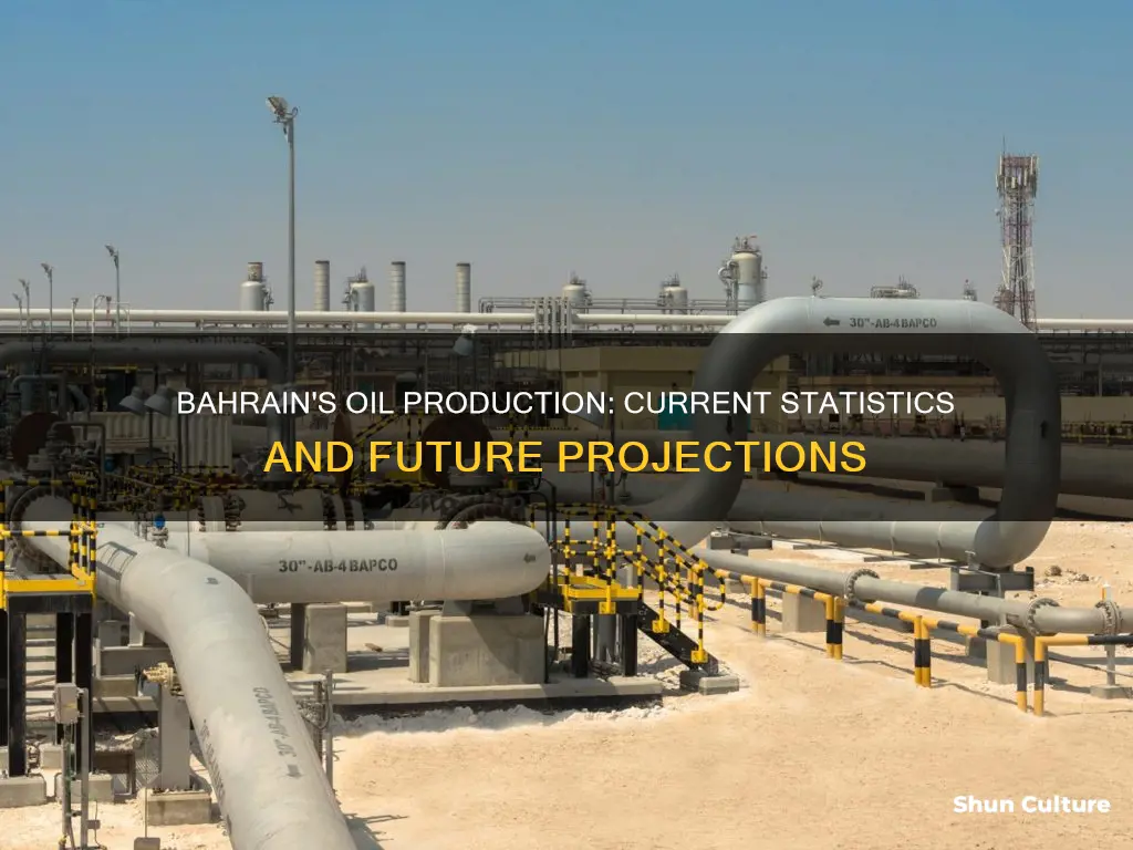 how much oil does bahrain produce