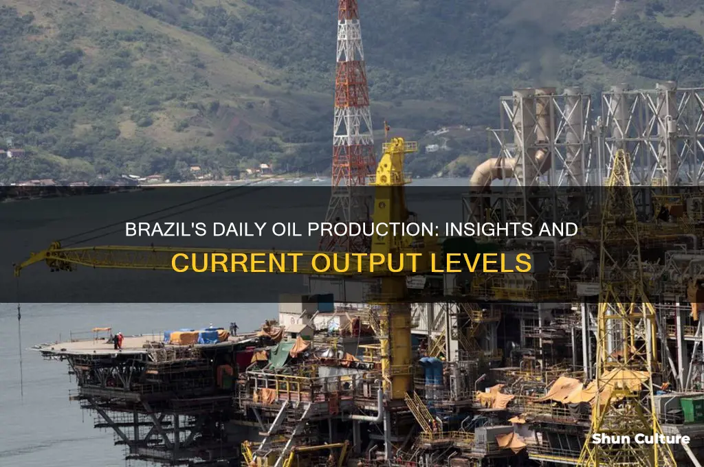 how much oil does brazil produce per day