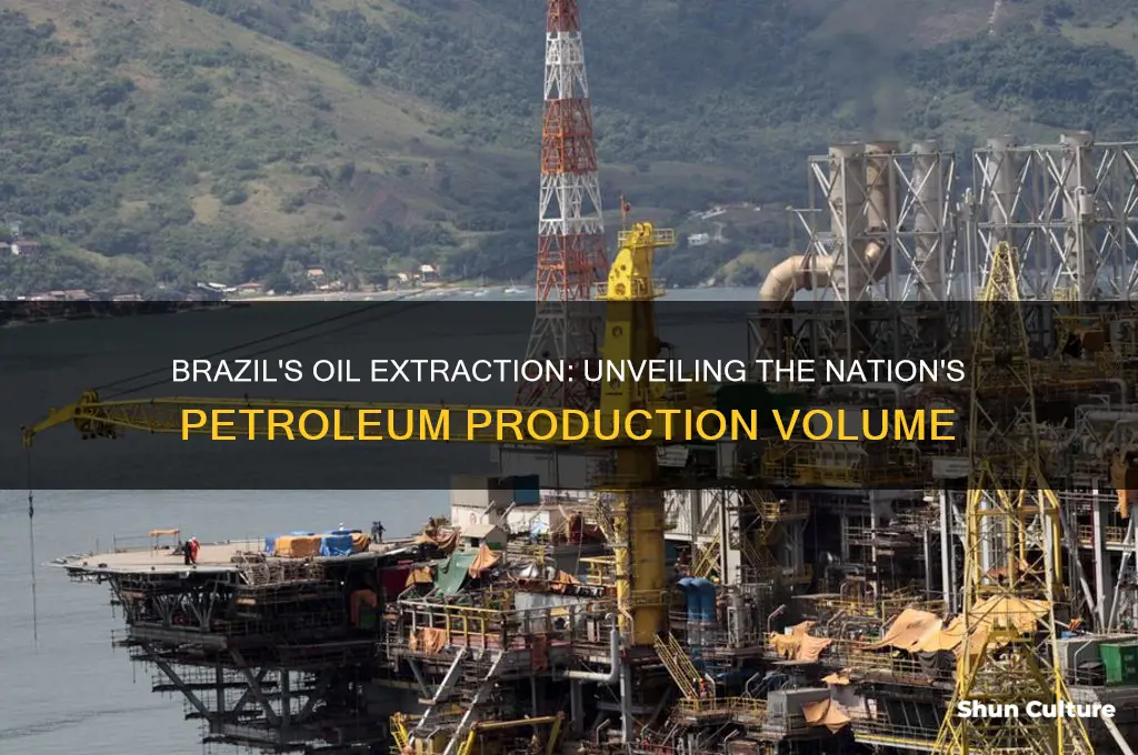 how much oil is extracted from brazil
