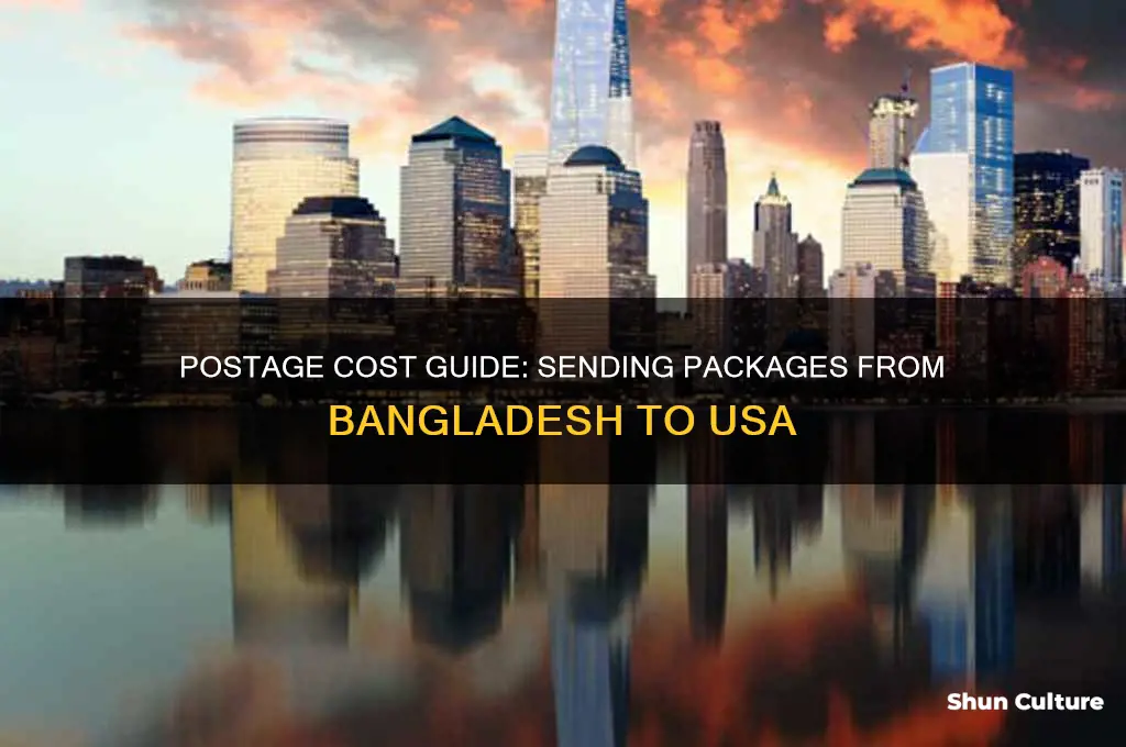 how much postage cost from bangladesh to usa