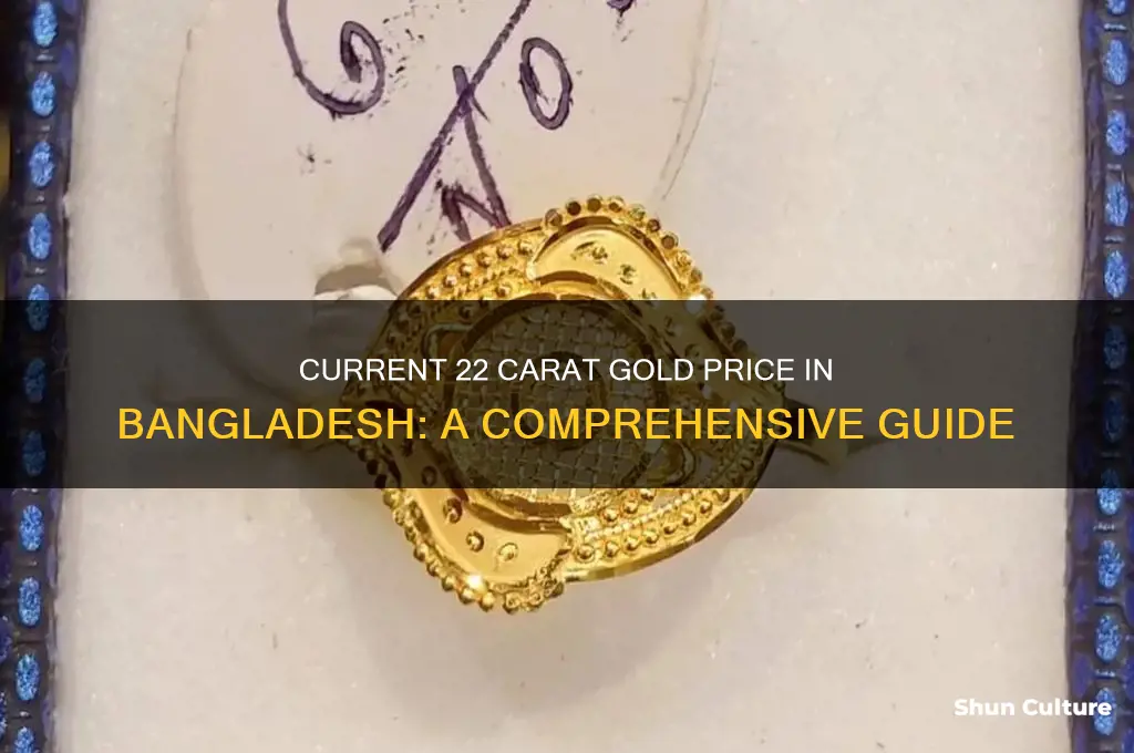 how much price 22 carat gold in bangladesh