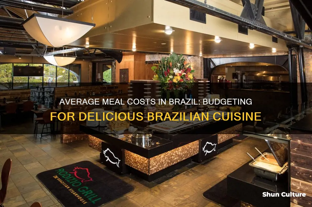 how much reales for a meal in brazil