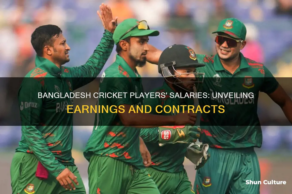 how much salary bangladesh cricket players