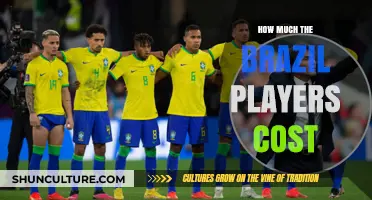 Valuing Brazil's Football Stars: A Breakdown of Player Costs