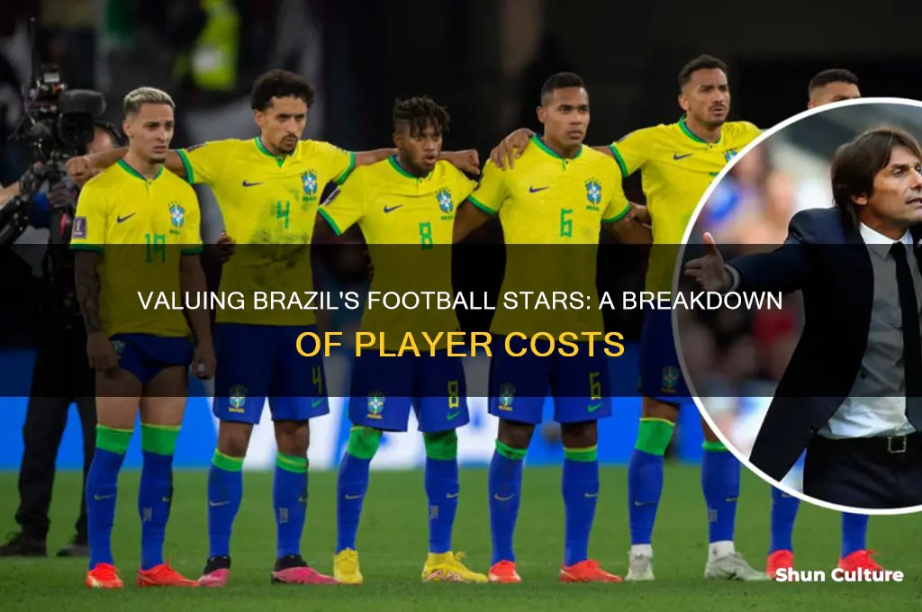 how much the brazil players cost