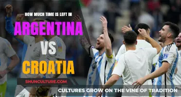Argentina vs Croatia: Time Running Out in the Match