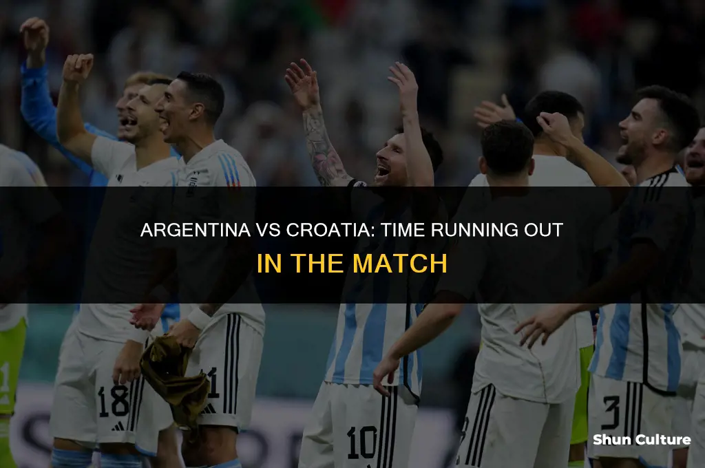 how much time is left in argentina vs croatia