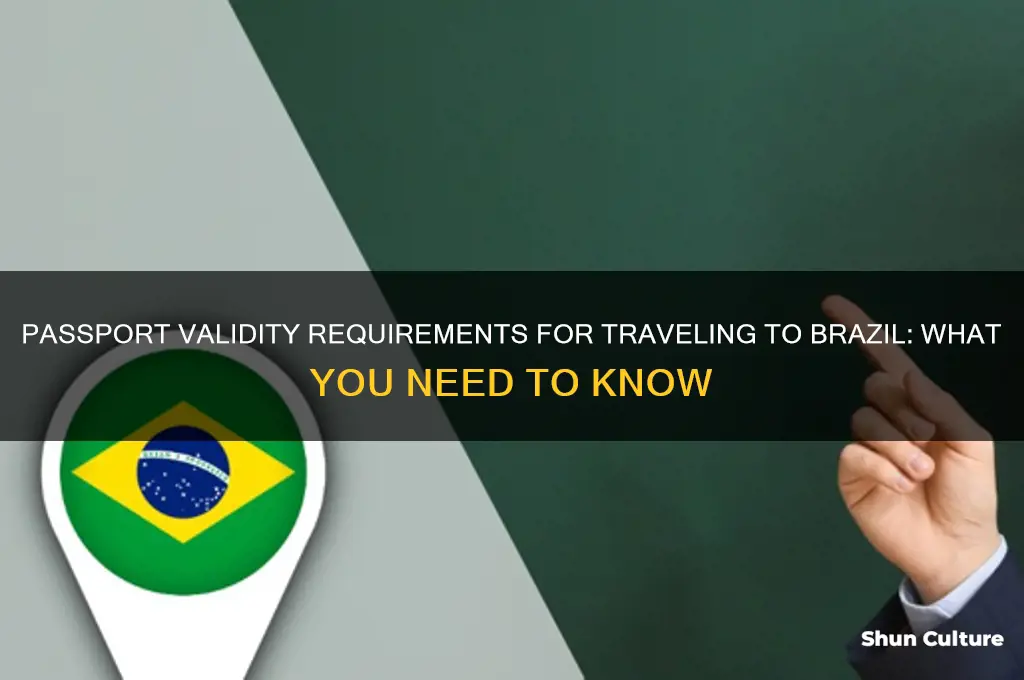 how much time on passport to travel to brazil