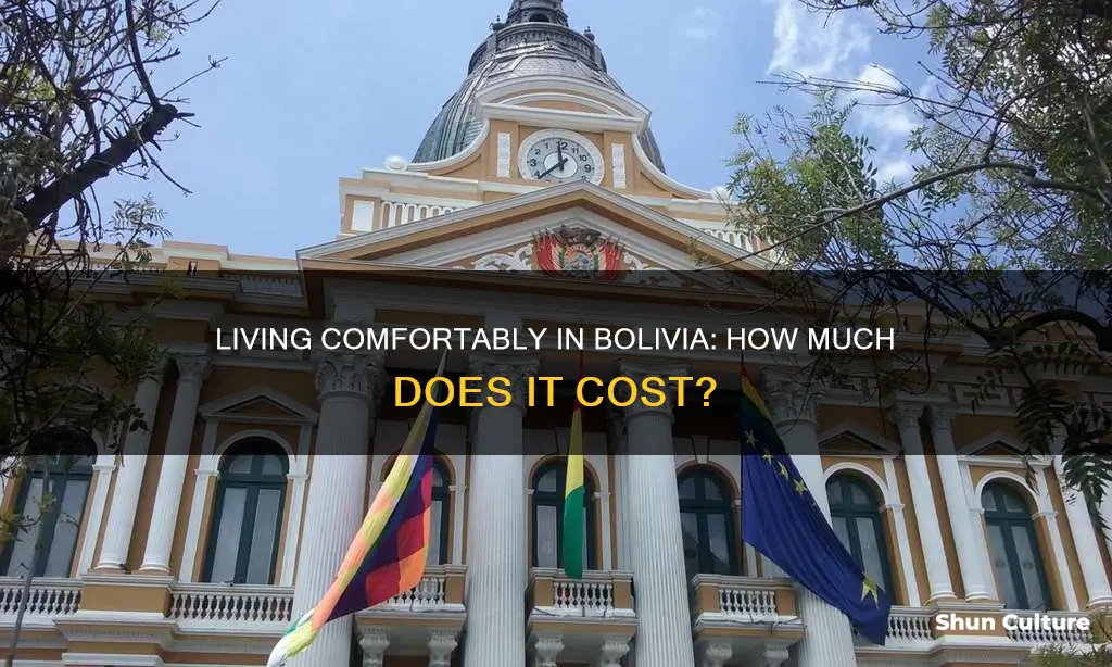 how much to live comfortably in bolivia