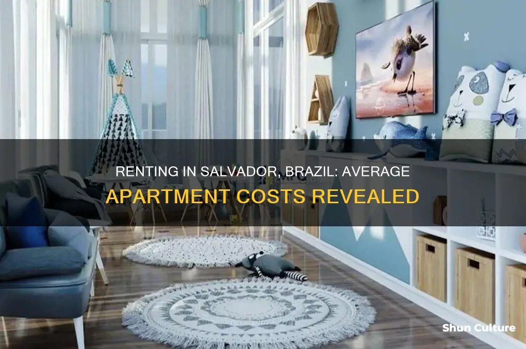 how much to rent an apt in salvador brazil