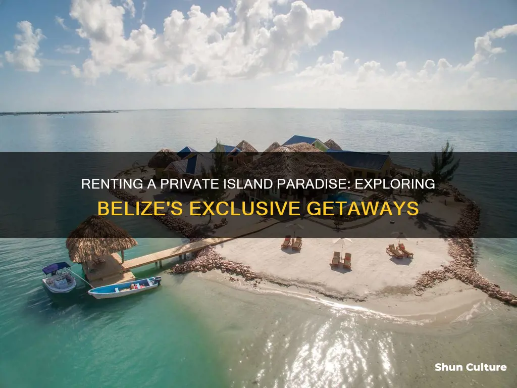 how much to rent private island in belize