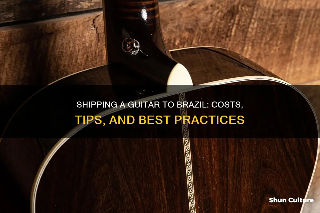 how much to ship a guitar to brazil