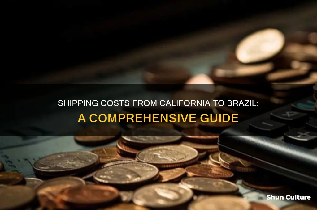 how much to ship to brazil from california