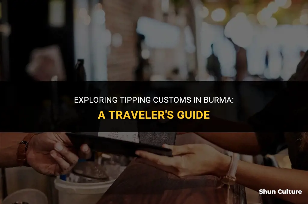 how much to tip in burma