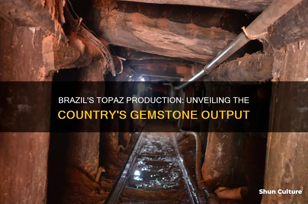 how much topaz does brazil produce